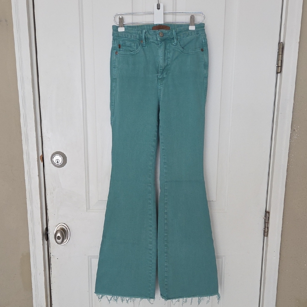 Judy Blue Aqua Wide Leg Jeans
